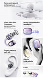 Lenovo LE302 Wireless Bluetooth 6.0 Headset Long Battery Life Sports Ear Clip Earphones HIFI Stereo Noise Cancelling Headphones