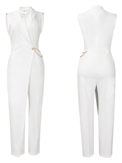 Monos Wmstar para mujer, conjuntos de una pieza sin mangas, lisos, para oficina, de verano, sexys, venta al por mayor, envío directo