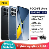 Smartphone POCO F8 Ultra (Versão Global) – Processador Snapdragon 8 Elite Gen 5, bateria de 6500 mAh, tela de 6,9 polegadas, câmera de 50 MP e NFC.tecno