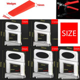 100-800PCS Floor Tile Leveling System Clips Spacers Straps Tile Plier Wedge Ceramic Tile Laying Leveling Construction Tools