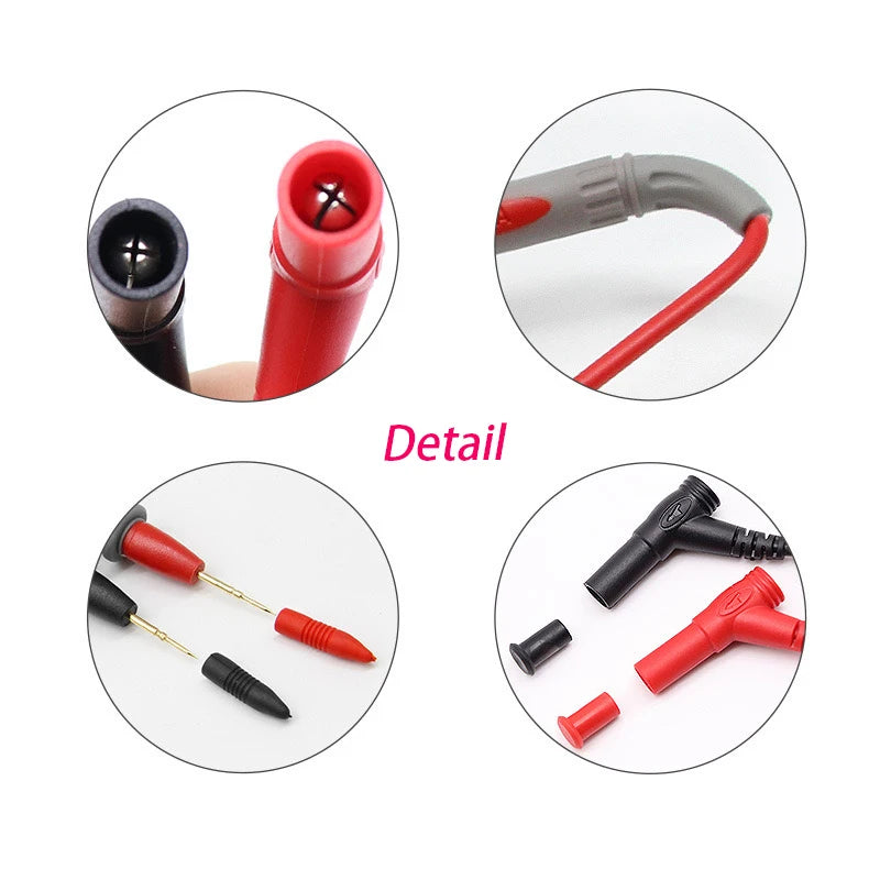 1000V 20A 10A Universal Digital Multimeter Probe Test Leads For Multimeter Feelers Multimeter Wire Cable Pen Tip