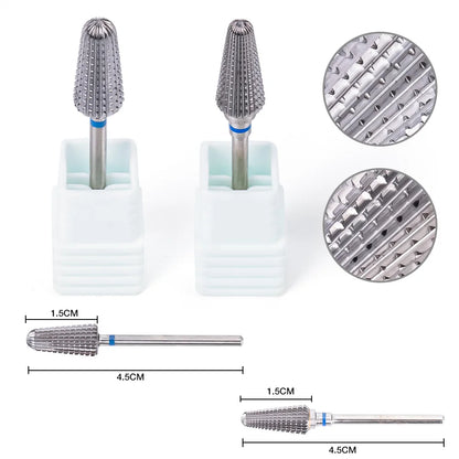 1pc Nail Drill Bit Rotate Burr Milling Nail Cutter Bits Electric Drill Machine For Manicure Pedicure Tools