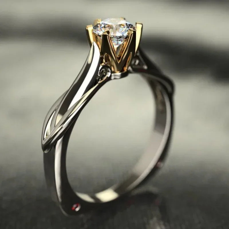 Anillo de oro puro de 18 quilates para mujer, anillos de moissanita natural con piedras preciosas, hermosa joyería para parejas, accesorios de boda, nueva tendencia 2023
