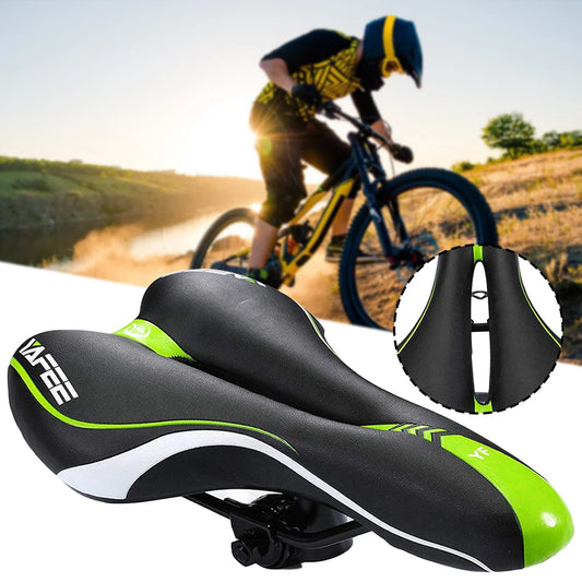 Mountain Bicycle Saddle Road Bike Seat Comfortable Soft Cycling Cushion Exercise Wearable Hollow Soft Bike Accessories For Sport