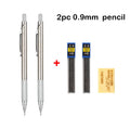 Mechanical Pencil Set 0.3 0.5 0.7 0.9 1.3 2.0mm Full Metal Art Drawing Painting Automatic Pencil with Leads Office School Supply