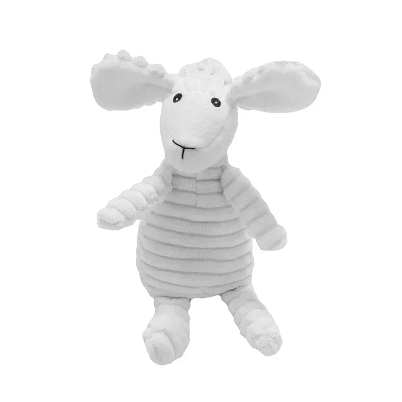 Pelúcia Corduroy Toy Dog, Forma Animais, Mordida Resistente, Brinquedos Squeaky, Pet Products, Acessórios de treinamento, Pequenos e Grandes Cães