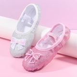 Children's Dance Shoes Soft Sole Training Shoes Children's Ballet Dance Shoes Girls' Chinese Dance Performance Cat Claw Dance