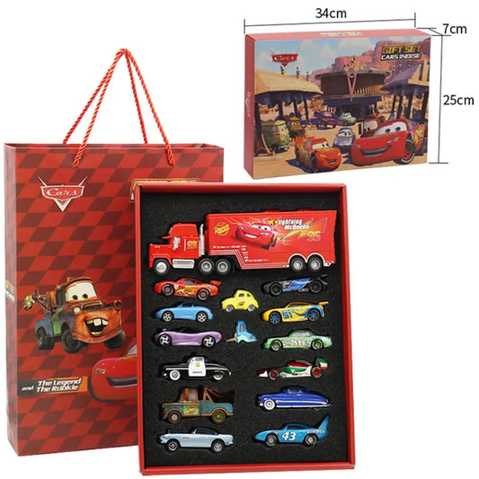 Disney Pixar Cars 3 Metal Diecast Lightning McQueen Mater Champion Car Model Toy Gift Set Jackson Storm Uncle Truck Boy Birthday Toys