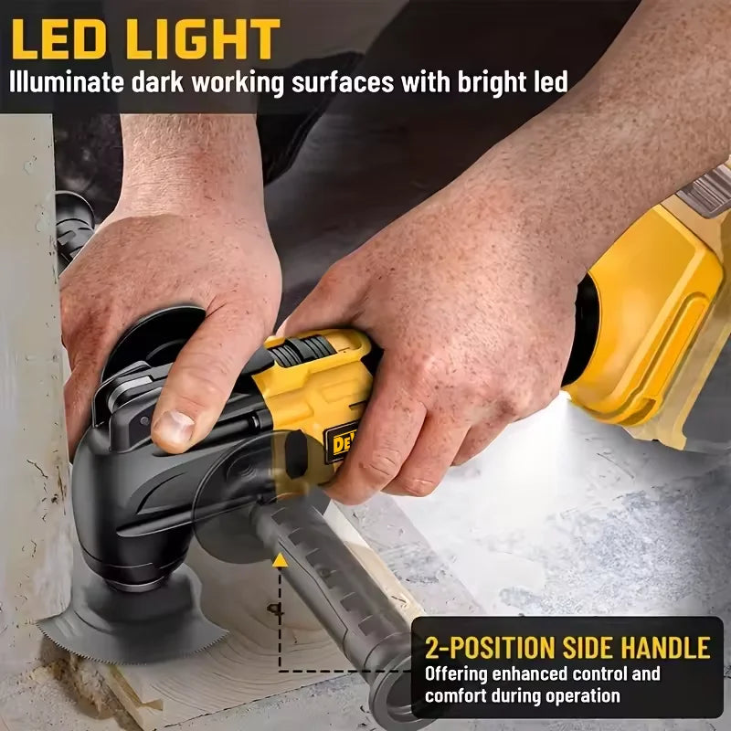 Dewalt 20V Quick release Oscillating tool Brushless Multi functional tool Renovator Electric trimmer Compatible for Dewalt