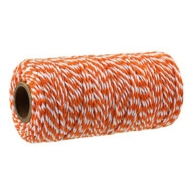 2mm de espessura açougueiros corda, feita de algodão, torção, para carne, salsicha, salsicha, corda, para churrasco, a 100 metros