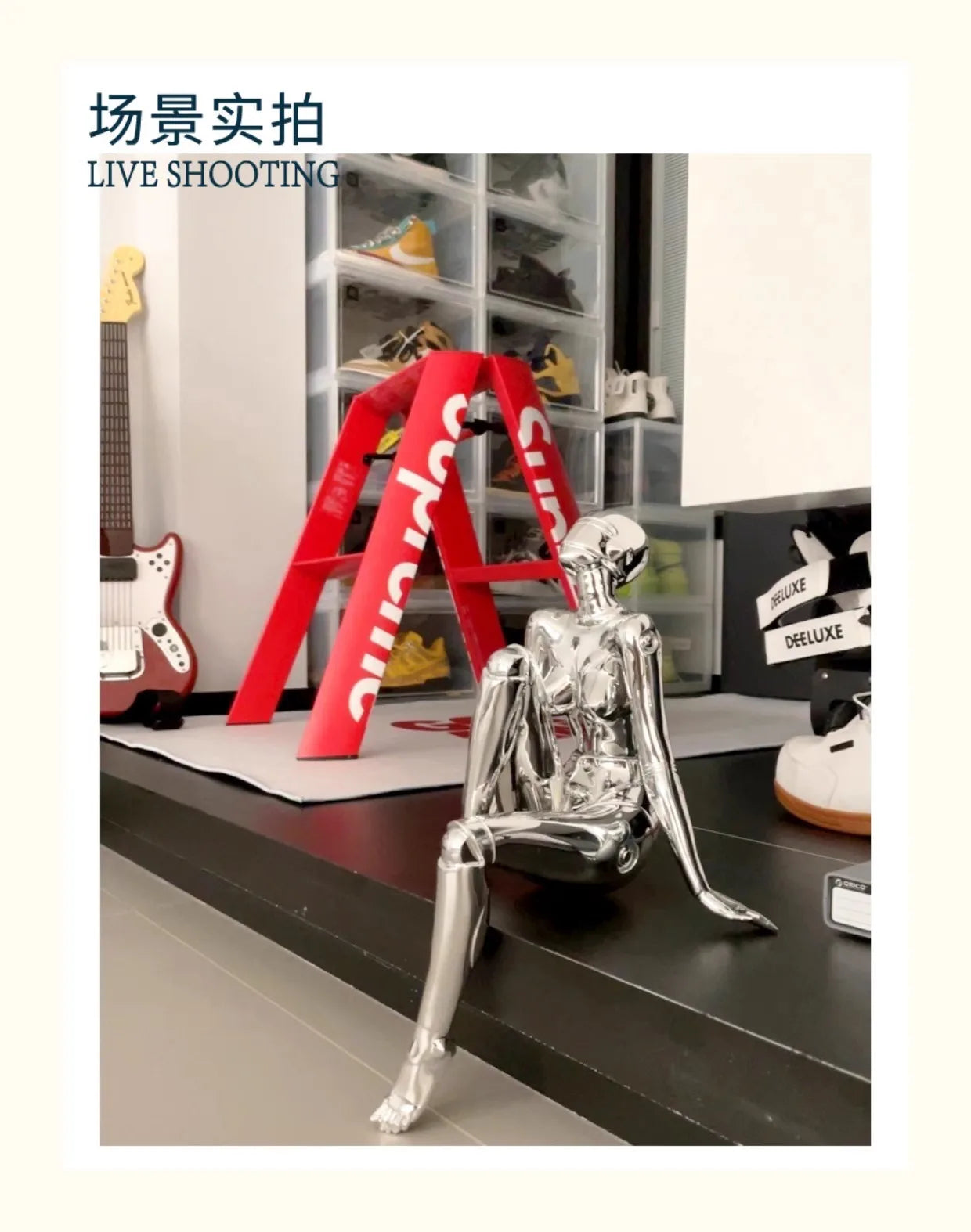 Mechanical Goddess Ornament - High-Tech Technological Decoration for Living Room, Entryway, TV Stand, Wine Cabinet, Office Desktop