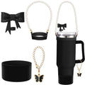 Stanley Cup Handle Cup Straw Bow Lid Water Bottle Boot Charm Chain Accessories 3pcs 10mm 1pc 