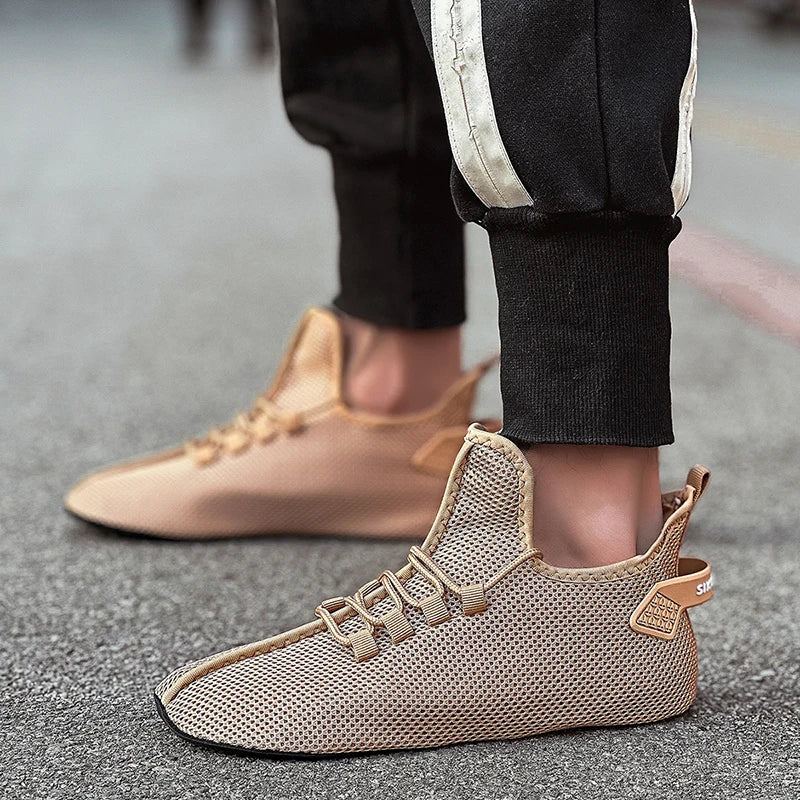 MAEDEF Mens Casual Shoes High Quality Lightweight Running Shoes Man Sneakers Lace Up Flats Shoes Male Outdoor Sports Tennis Shoe