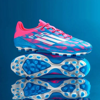 New Men Soccer Shoes Match Ultralight Breathable Football Boots Long Spikes Sneakers Indoor Cleats Training Drop Shipping