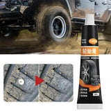 Cracked Tire Repair Kit - 30g Universal Rubber Glue, Sealant For Tire Cracks, Sidewall & Puncture Repairs E4q4