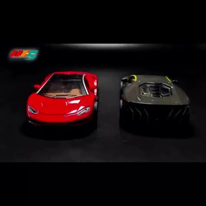Simulated alloy car model Lamborghini Huracán, children's toy car model
