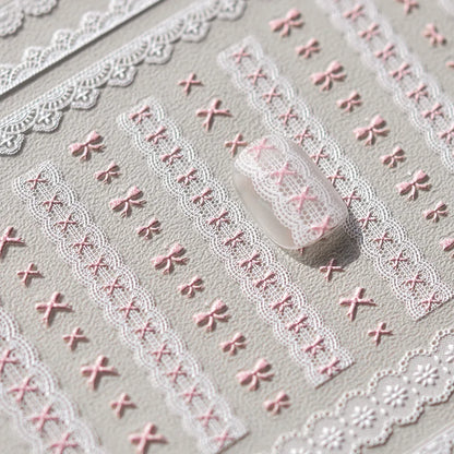 Shining Aurora Shell Light Butterfly Nail Stickers 5D Nail Art Design Decoration Decals DIY Manicure High Quality