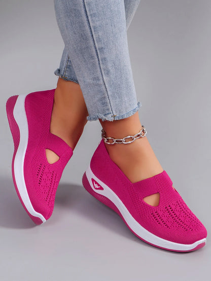 Zapatillas deportivas de primavera para mujer, modernas, transpirables, ligeras, antideslizantes, resistentes al desgaste, informales, planas.