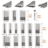 50pcs Magnetic Screwdriver Bit Set With Storage Box 75mm Ultra Long High Strength Chromium Vanadium Steel Drill Bits Set