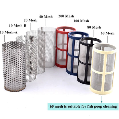 1/2" Rain Water Filter Agricultural Irrigation Garden Watering Filters Aquarium Water Tank Strainer 10~200 Mesh Copper Connector