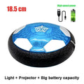 Bola de futebol elétrica Hover com projetor de luz LED Brinquedos suspensos de futebol Almofada de ar deslizante Espuma flutuante Presente infantil