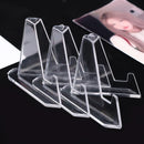 1-30Pcs Clear Acrylic Coin Display Stand Holders Small Easel Rack Trading Card Holder Support For Kpop Idol Card Organizer