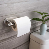 No Drilling Toilet Paper Holder SUS304 Stainless Steel Self-Adhesive Wall Mount Tissue Towel Roll Dispenser for Bathroom Kitchen