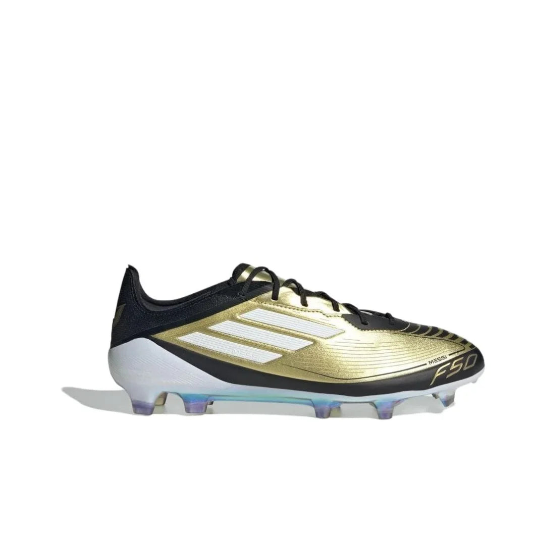 Adidas F50 Elite FG Low-Top Men football boots Cushioning rebound Soccer shoes Light and flexible sneaker Soft and cosy blue