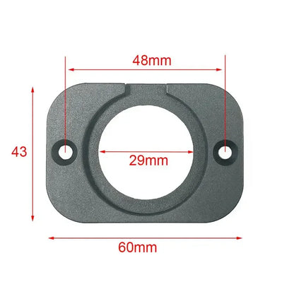 USB Car Charger Switch Voltmeter Panel For Marine Cigarette Lighter Voltmeter Power Outlet Socket Panel Mount Holder DIY 1Pc