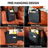 Car Seat Back Storage Box Universal Hanging Headrest Organizer Foldable Storage Pocket for Phone Umbrella Tissue Holder