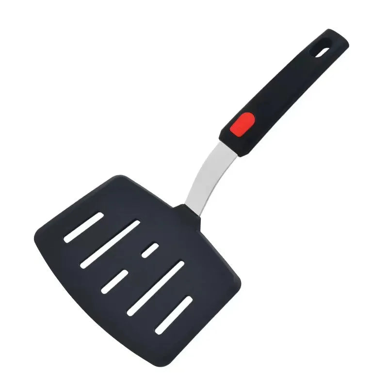 Silicone Spatula for Non Stick Pots High-temperature Resistant Household Stir Fry Spatula Spring Steel Kitchen Utensils