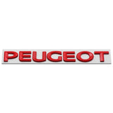 Metal Car Rear Trunk Badge Tail Letter Emblem Sticker for Peugeot 107 108 206 207 208 301 307 308 407 408 2008 5008 Exterior