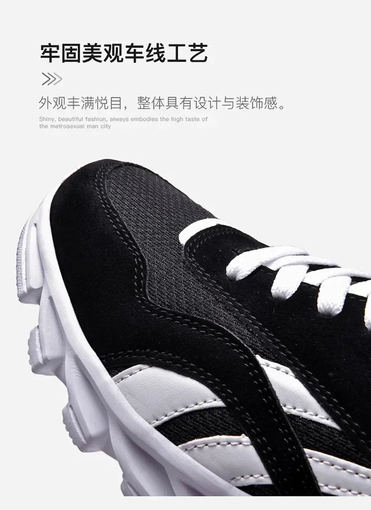 Brand Trend Size 46 47 48 Men's Wear-resistant Cushioning Thick-soled Fitness Sneakers Outdoor Breathable Running Shoes for Men