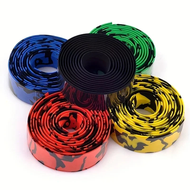 Camouflage Bicycle Straps Road Bike Straps Bend Handle Straps Bike Handlebar Tape Bicycle Accessories Outdoor Sports Cycling