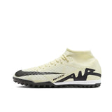 Nike Original Beige Mercurial Superfly 9 TF Men's Soccer Cleats Comfortable grip non-slip hard artificial turf