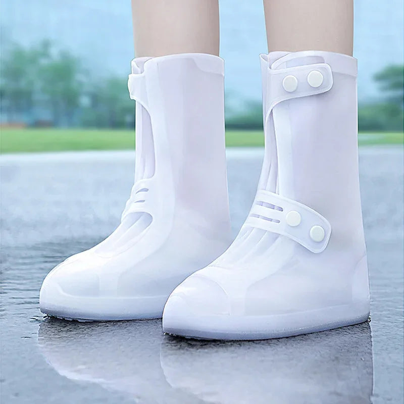 Rain Boot Covers Waterproof Anti Slip Shoe Cover Cubre Zapatos Para La Lluvia De Silicona Cubierta Ipermeable Para Lluvia XXL
