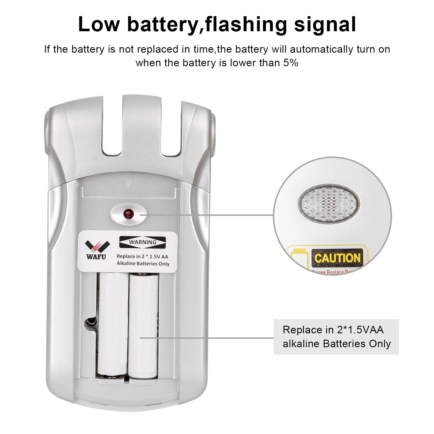 Wafu Door Lock 019 Remote Control Deadbolt Lock Electronic Keyless Tuya Bluetooth/Wifi Smart Lock 433Mhz Invisible Lock