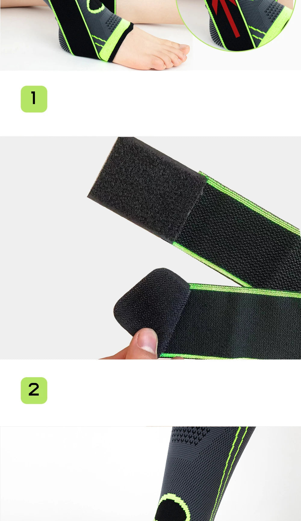 Ankle Protector Sports Gym Accessories Men Women Sports Wrap Compression Basketball Ankle Support Running Knitted Ankle Brace