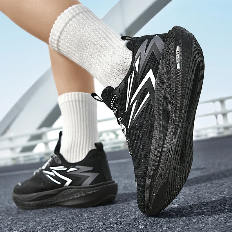 Running Sneakers Men Lightweight Breathable Non-Slip Wear-Resistant Soft Gym Jogging Shoes Comfort Marathon Sport Shoes for Man