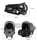 Baby stroller 3 in1,four wheel stroller,2 in 1 baby car,Lightweight strollers,Mutifunction Strollers,baby carriage,Poussette