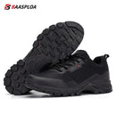 Baasploa Men's Anti-Skid and Wear-Resistant Hiking Travel Shoes Fashion Waterproof Outdoor Sneaker Comfortable Male Sport Shoes