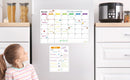 Magnetic Calendar For Fridge Monthly Weekly Planner Calendar Table Dry Erase Whiteboard With Pen Fridge Sticker Message Board