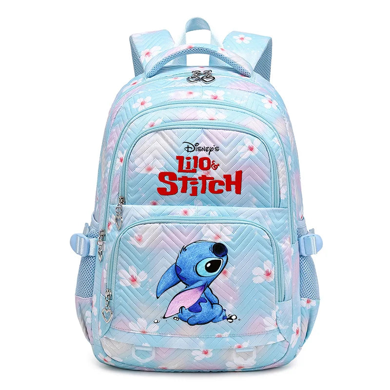 Mochila impermeable Disney Lilo Stitch para mujer, bolso de viaje para mujer, mochila escolar para adolescentes, mochila para libros