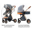 Baby Stroller Baby 3 in 1 Stroller Baby Lightweight Cars High Landscape Luxury Carriage for Newborn Travel Pram Portable Trolley
