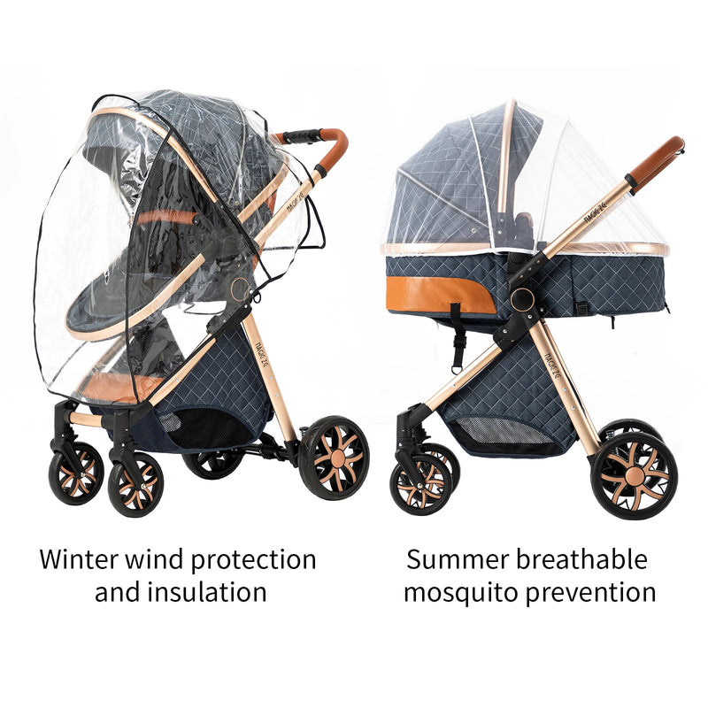 Baby Stroller Baby 3 in 1 Stroller Baby Lightweight Cars High Landscape Luxury Carriage for Newborn Travel Pram Portable Trolley