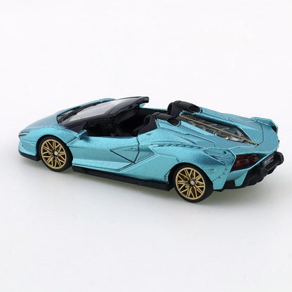 TSC 1/64 Lamborghini Lightning Convertible Edition Car Alloy Motor Vehicle Diecast Metal Model Kids Xmas Gift Toys for Boys