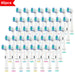 40 White pcs