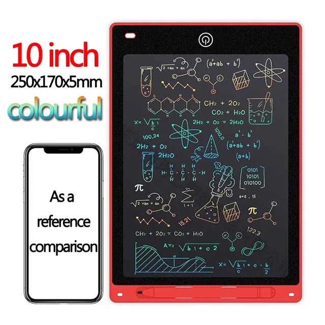LCD Writing Tablet for Kids, Graffiti Sketchpad Toys, Handwriting Blackboard, Magic Drawing Board, Gift, 10", 12" 
