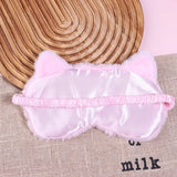 1Pc Cute Cartoon Cat Plush Sleeping Eye Mask Comfortable Sleep Mask Sleep Aid Traveing Home Shading Light Eye Cover Eyeshade