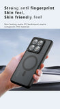 Case for Xiaomi 15T 14T Pro Poco F6 Pro New Matte Transparent Magnetic Wireless Charge Shockproof Funda For Magsafe Cover